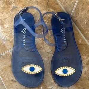 Katy Perry evil eye jelly sandal 🥰